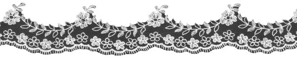 EMBROIDERED EDGING - IVORY